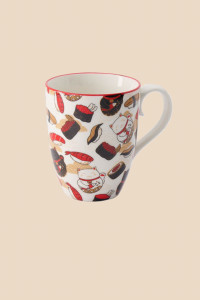 Chat sushi blanc